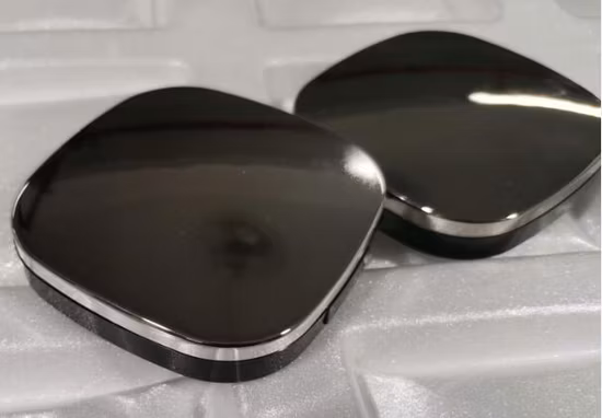 Square Plastic Eyeshadow Compact Container with Mirror