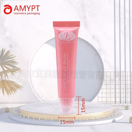 Customized Empty Hot Stamping Plastic Cosmetic Squeeze Tubes for Lip Gloss Package