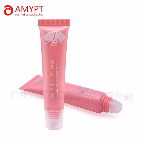 Customized Empty Hot Stamping Plastic Cosmetic Squeeze Tubes for Lip Gloss Package