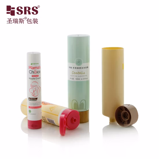 PE Plastic Bamboo Glass Cosmetic Eye Cream/Facial/Gel/Serum/Sunscreen/deodorant/Lipgloss/lipstick/ Mascara/lip gloss/lip balm Skincare Cosmetic Soft Tube