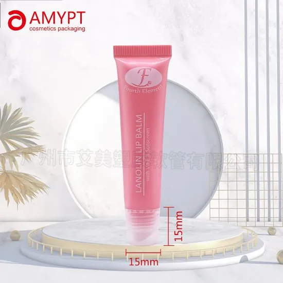 Customized Empty Hot Stamping Plastic Cosmetic Squeeze Tubes for Lip Gloss Package