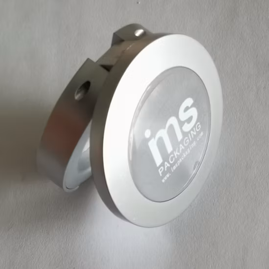 Single Individual Round Plastic Blush Compact Container
