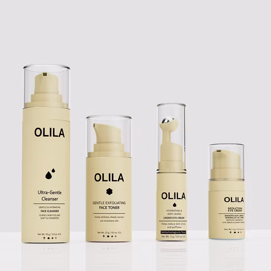30ml Manufacture Plastic Blue Serum Biodegradable Lotion Custom Cosmetic Packaging Airless Pump Bottle with Pump and Cap