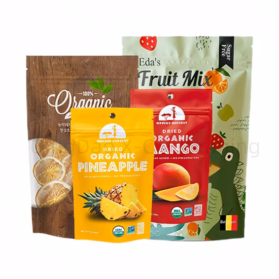 Wholesale Custom Logo Printed Resealable Soft Plastic EVA TPU Clear Plastic Bags for Food/Toy/Cosmetics Packaging